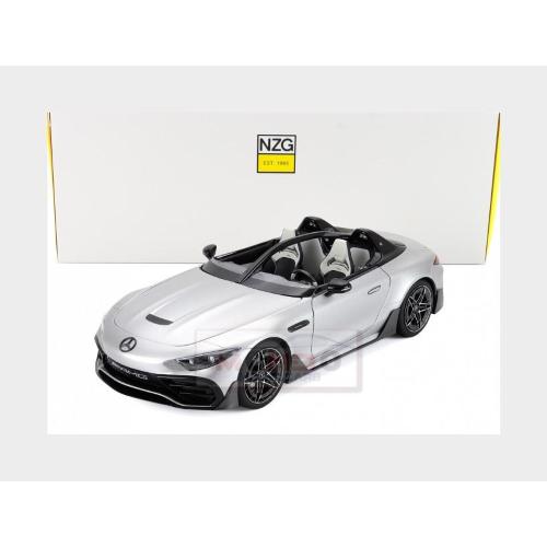 1:18 NZG Mercedes Benz Sl-Class Amg 4.0L V8 Biturbo 585Cv Purespeed Spider Open 2025 Silver 111100055