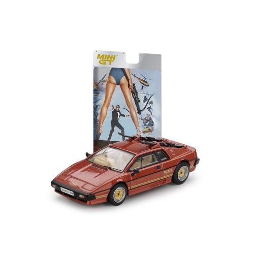 1:64 MINI GT Lotus Esprit Turbo For Your Eyes Only 007 James Bond French Packaging 1981 MGT00912-007F