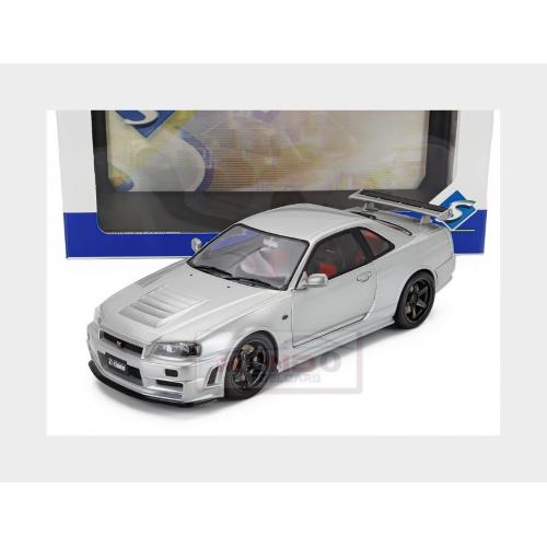 1:18 SOLIDO Nissan Skyline Gt-R (R34) Z-Tune 1999 Silver SL1804312