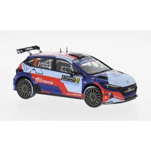 1:43 IXO Hyundai I20 #Rally2 Team Hyundai Motorsport #31 Rally Montecarlo 2025 Eric Camilli Thibault De La Haye RAM978.22