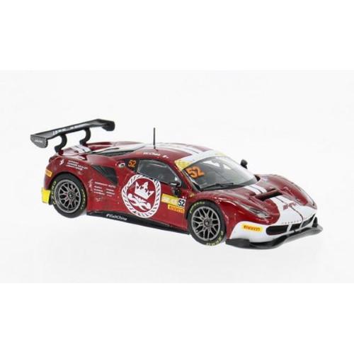 1:64 TARMAC Ferrari 488 Gt3 Macau Gt Cup 2023 #52 Weian Chen T64-072-23MGP52