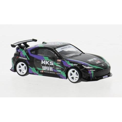 1:64 TARMAC Toyota Gr86 Hks Black T64G-038-BK