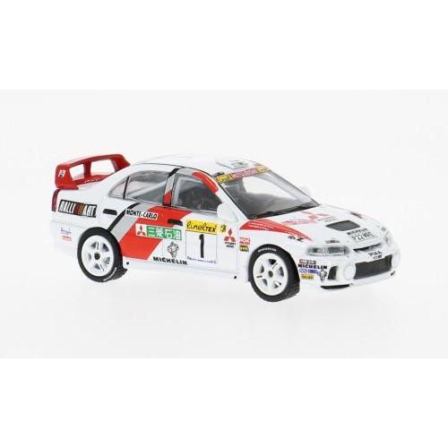 1:64 TARMAC Mitsubishi Lancer Gsr Evolution Iv White Rallye Wm Monte Carlo #1 T.Makinen/S.Harjanne T64G-076-97MCR01
