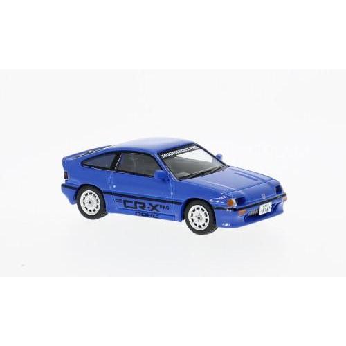 1:64 TARMAC Honda Cr-X Pro Ballade Sports Mugen 1984 Blue T64G-TL058-BL
