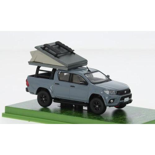 1:64 TARMAC Toyota Hilux Grey T64R-041-CAMP