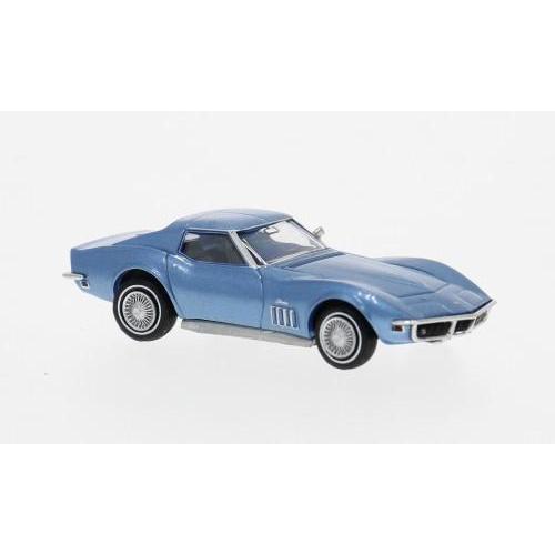 1:87 BREKINA PLAST Chevrolet Corvette C3 Blue 1967 BRE19990