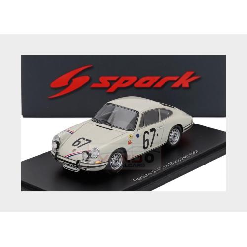 1:43 SPARK Porsche 911S 1991Cc Team Pierre Boutin #67 24H Le Mans 1967 Pierre Boutin Patrice Sanson S9757