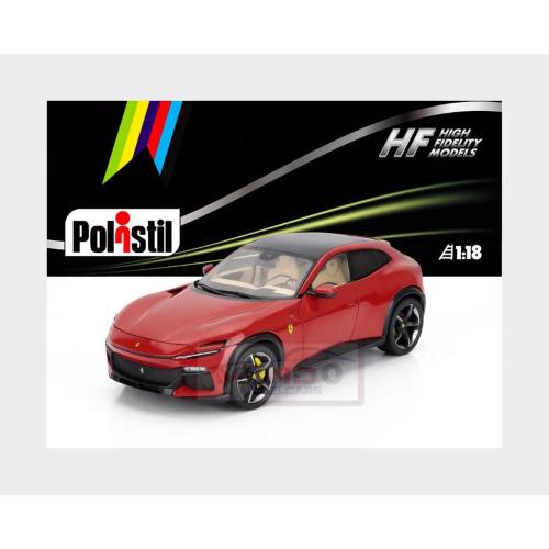 1:18 POLISTIL Ferrari Purosangue 2022 Rosso Corsa 322 Cream Interior 18FE02020-WB