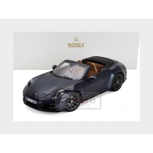 1:18 NOREV Porsche 911 992-2 Carrera Cabriolet Open 2024 Blue Met NV187180