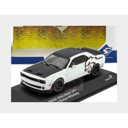 1:43 SOLIDO Dodge Challenger Srt Hellcat Coupe 2020 White Black SL4310309
