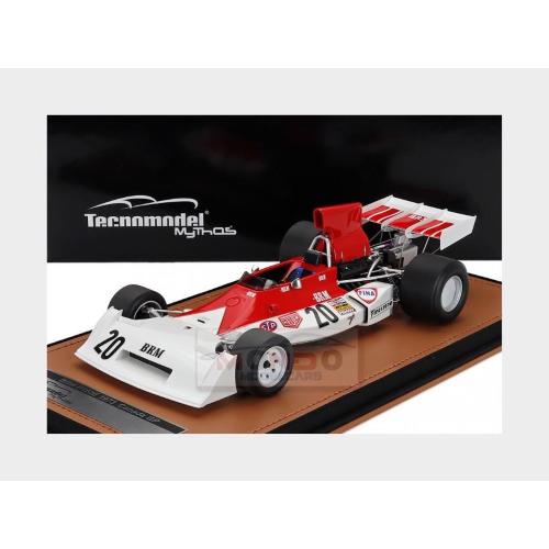 1:18 TECNOMODEL Brm F1 P160E #20 Canadian Gp 1973 Jean Pierre Beltoise White Red TM18-296C