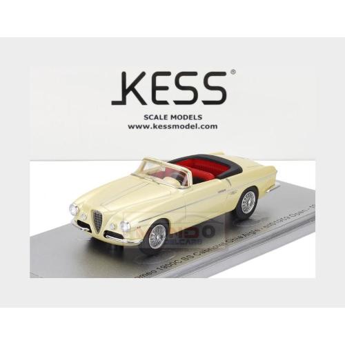 1:43 KESS MODEL Alfa Romeo 1900C Ss Sn01959 Ghia Aigle Cabriolet Open 1955 Gold Met KE43000400