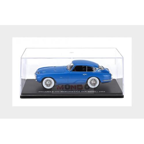 1:24 EDICOLA Pegaso Z102 Berlinetta Touring 1955 Con Vetrina With Showcase Light Blue MX5ALA0088