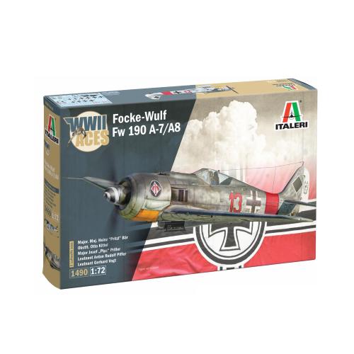 1:72 ITALERI Focke Wulf 190 A-7/A-8 Aces Kit IT1490