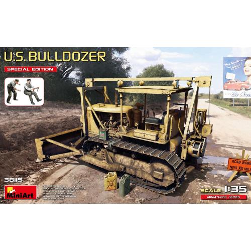 1:35 MINIART U.S. Bulldozer. Special Edition Kit MA38115