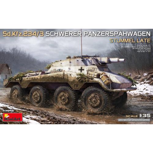 1:35 MINIART Sd.Kfz.234/3 Schwerer Panzerspahwagen Stummel Late Kit MA53046