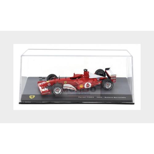 1:43 EDICOLA Ferrari F1 F2002 #2 Season 2002 Rubens Barrichello Con Vetrina With Showcase Red MX7ALA0027