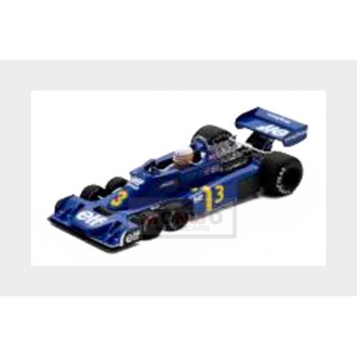 1:43 SPARK Tyrrell F1 P34 Elf 6-Wheels #3 Dutch Gp 1976 Jody Scheckter Blue Yellow S7309