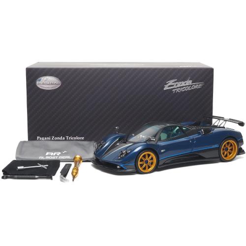 1:18 ALMOST REAL Pagani Zonda Tricolore Blue Metallic 2010 ALM850620001