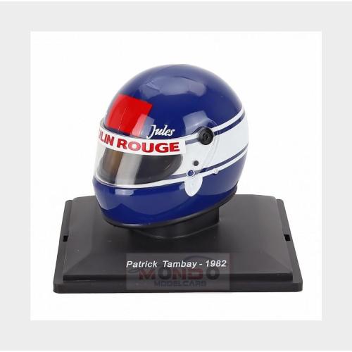1:5 EDICOLA Helmet F1 Casco Helmet Patrick Tambay Team Scuderia Ferrari 126 C2 Season 1982 Blue White HELFE97