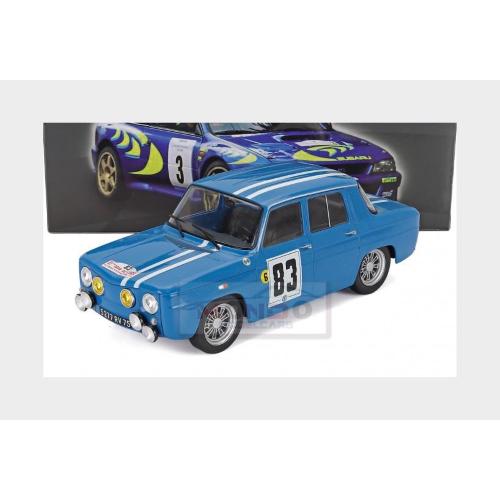 1:18 EDICOLA Renault R8 Gordini (Night Version) #83 Rally Tour De Corse 1966 J.F.Pilot J.F.Jacob Bluette LEPLGRVODERAL027