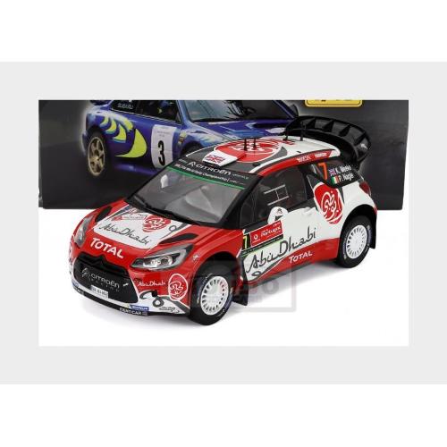 1:18 EDICOLA Citroen Ds3 Wrc Team Total Abu Dhabi #7 Winner Rally Portugal 2016 K.Meeke P.Nagle Red White LEPLGRVODERAL038