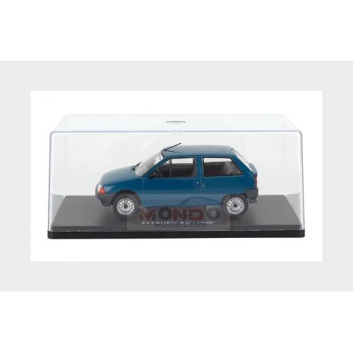 1:24 EDICOLA Citroen Ax 1986 Con Vetrina With Showcase Blue MX5ALA0090