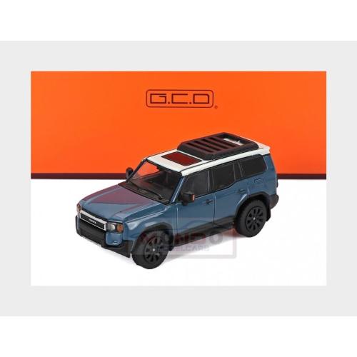 1:64 GCD-MODELS Toyota Land Cruiser Prado 250 2024 Blue White KS-075-421
