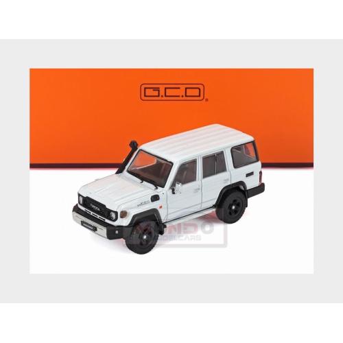 1:64 GCD-MODELS Toyota Land Cruiser (J76) 2024 White Met KS-081-472