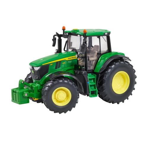 1:32 BRITAINS John Deere 6M 240 Tractor 2018 Green Yellow LC43406