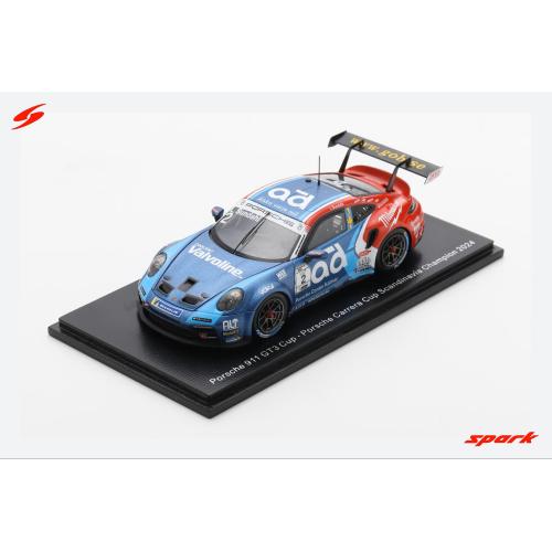 1:43 SPARK Porsche 911 992 Gt3 #2 Porsche Carrera Cup Scandinavia Champion 2024 Lukas Sundahal S6298