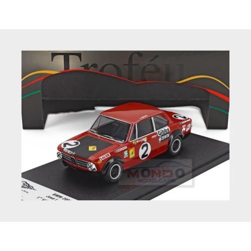 1:43 TROFEU Bmw 2002 Ti #2 Winner Rally Vila Real 1969 Jose Lampreia Red Black TRFRRAC30