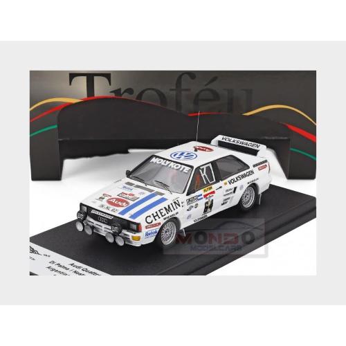 1:43 TROFEU Audi Quattro (Night Version) #64 Rally Argentina 1983 Luis Ruben Di Palma Nestor Straimel White TRFRRAR03