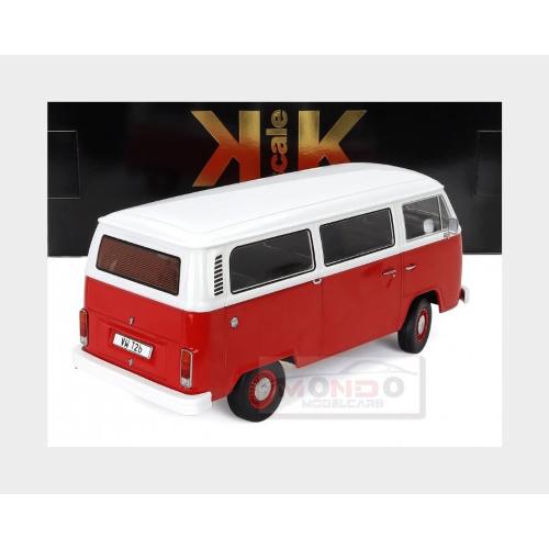 1:18 KK SCALE Volkswagen Bus T2B Red & White 1972 KKDC181363
