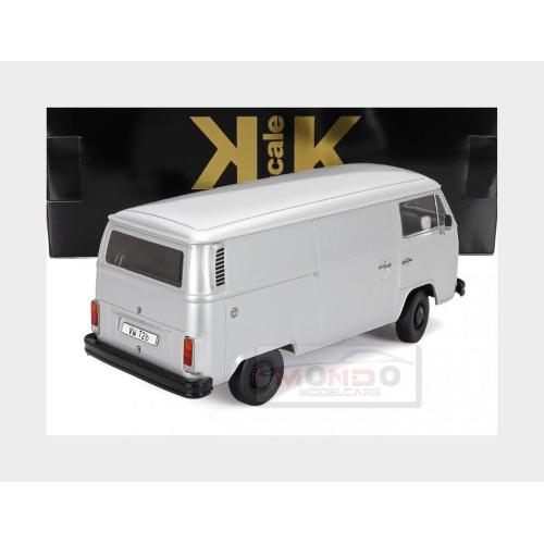1:18 KK SCALE Volkswagen T2B Delivery Van Silver 1972 KKDC181417