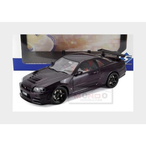 1:18 SOLIDO Nissan Skyline Gt-R (R34) Z-Tune 1999 Purple SL1804311