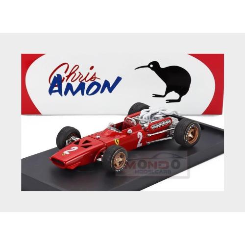 1:43 BRUMM Ferrari F1 312 #2 Italy Gp 1967 Chris Amon Red R255