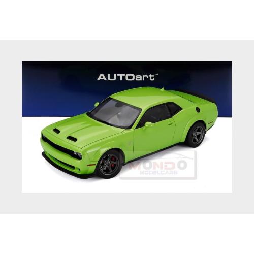 1:18 AUTOART Dodge Challenger Srt Super Stock Coupe 2023 Green AA71769