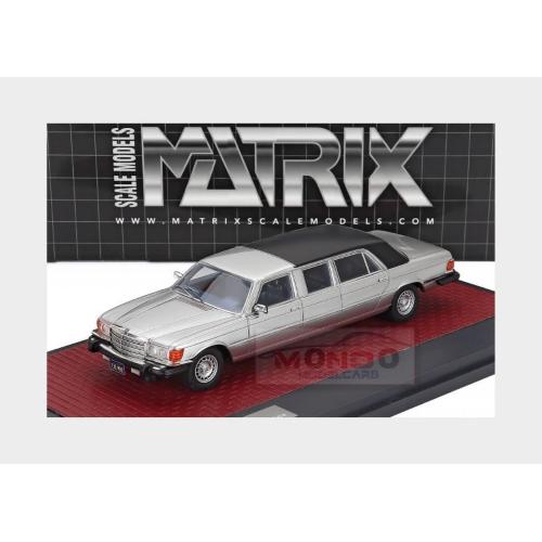 1:43 MATRIX Mercedes Benz S-Class 450Sel 6.9 (W116) Limousine 1973 Silver MX11302-231