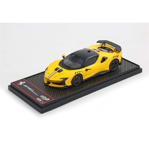 1:43 BBR Ferrari Sf90 Xx Stradale Giallo Modena / Italian Stripe BBRC285S