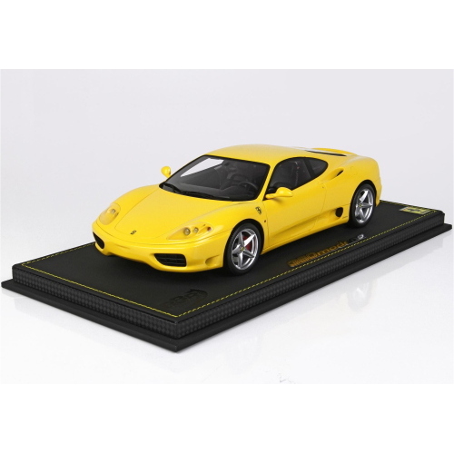 1:18 BBR Ferrari 360 Modena 1999 Giallo Modena Cambio F1 With Showcase P18172D-VET