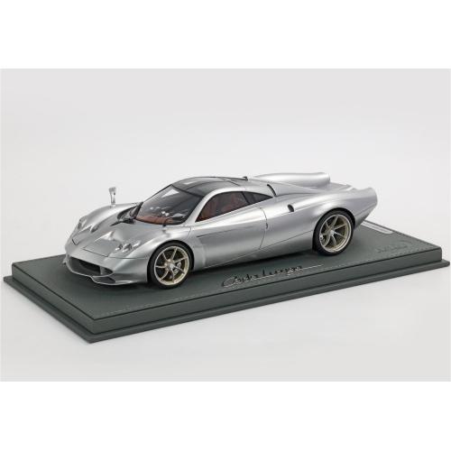 1:18 BBR Pagani Huayra Codalunga Semi Matt Grigio Montecarlo With Showcase P18228C-VET