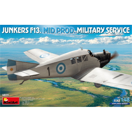 1:48 MINIART Junkers F13. Mid Prod. Military Service Kit MA48011