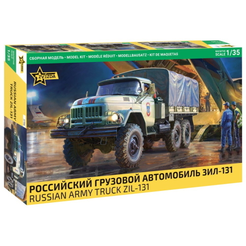 1:35 ZVEZDA Soviet Truck Zil-131 Kit ZS3706