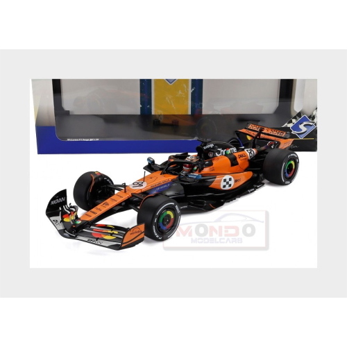 1:18 SOLIDO Mclaren F1 Mcl39 Team Mclaren #81 3Rd Monaco Gp 2025 Oscar Piastri Orange Black SL1818704