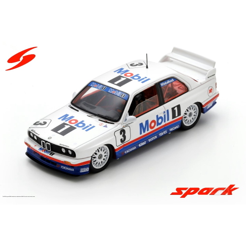 1:43 SPARK Bmw 3-Series (E30) M3 Mobil1 #3 Macau Guia Race 1992 Joachim Winkelhock SA247