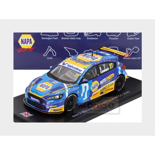 1:43 SPARK Ford England Focus Team Napa Racing Uk #27 Knockhill Btcc 2025 Dan Cammish UK036