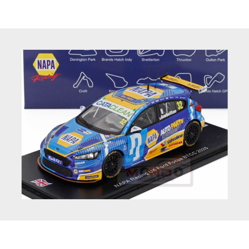 1:43 SPARK Ford England Focus Team Napa Racing Uk #32 Knockhill Btcc 2025 Daniel Rowbottom UK037