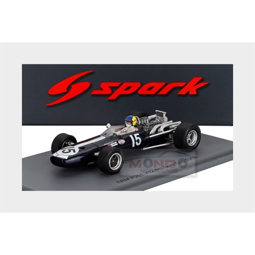 1:43 SPARK Brm F1 P261 #15 Gold Cup 1968 David Hobbs Blue White S5698