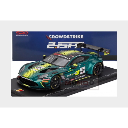 1:43 SPARK Aston Martin Vantage Amr Gt3 Evo 4.0L Turbo Team Comtoyou Racing #007 24H Spa 2025 Mattia Drudi Marco Sorensen Nicki Thiim SB869